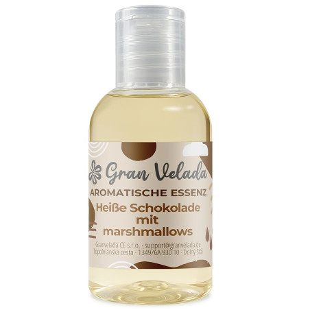Aromatische Essenz Heiße Schokolade mit Marshmallows