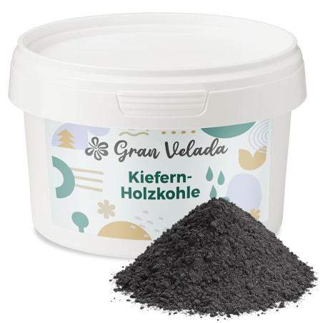 Kiefern-Holzkohle