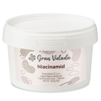 Reines Niacinamid. Vitamin B3 zur Herstellung von Kosmetika.