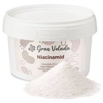 Reines Niacinamid. Vitamin B3 zur Herstellung von Kosmetika.