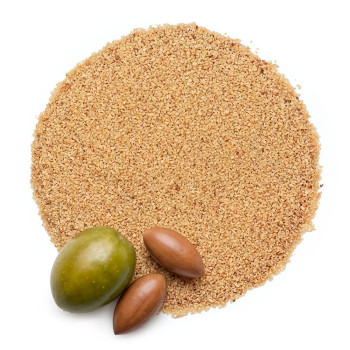 Peeling-Partikel aus Olivenkernen zur Herstellung von Peelings. Online-Verkauf