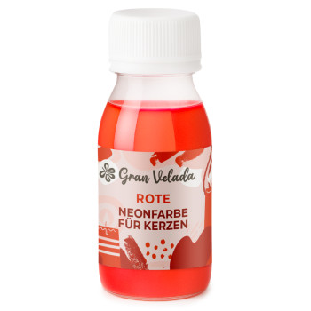 Neonrote Kerzenfarbe : Gran Velada