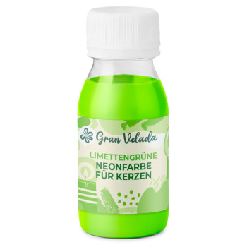 Neon-Limetten-Kerzenfarbe : Gran Velada