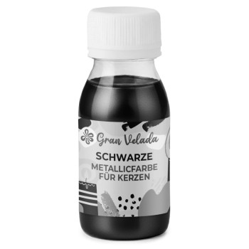 Schwarzer Metallic-Kerzenlack : Gran Velada