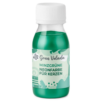 Mintgrüne Metallic-Kerzenfarbe : Gran Velada