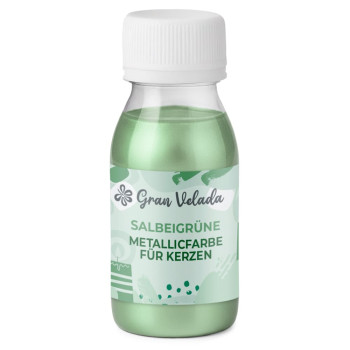 Metallische salbeigrüne Kerzenfarbe : Gran Velada