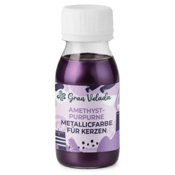 Metallische lila amethystfarbene Kerzenfarbe : Gran Velada