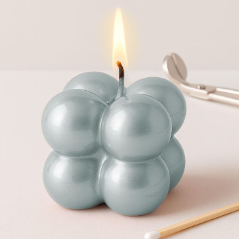 Lack, der Ihre alte Kerze in eine silberne Kerze verwandelt.