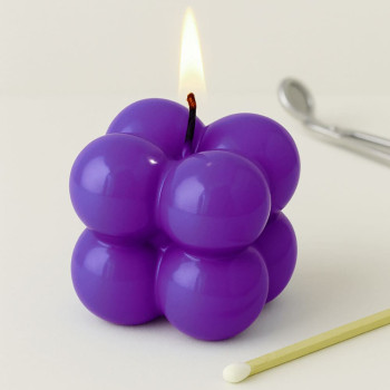 Electric Purple Lack - Neon-Finish für handgefertigte Kerzen