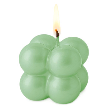 Salbeigrüner Metallic-Kerzenlack