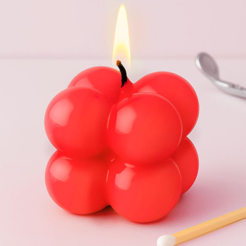 Neonroter Lack für Kerzen : Gran Velada