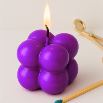 Neon-Violett-Lack für Kerzen | Big Soiree