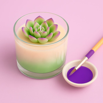 Lila Kerzenfarbe. Online-Verkauf. Toller Abend