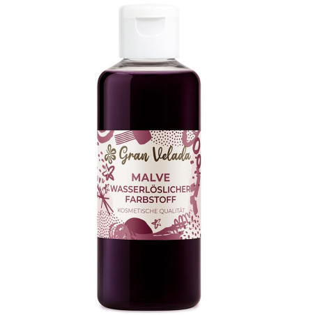 Malven Flüssigfarbstoff für Glycerinseife.