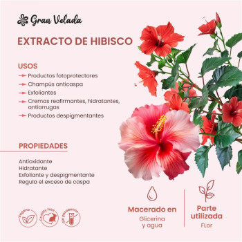Hibiskusextrakt für Kosmetika. Online-Verkauf.