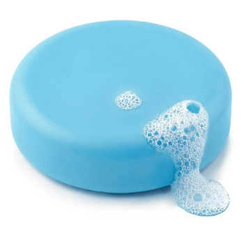 Wasserlösliches türkisfarbener Farbstoffpulver.