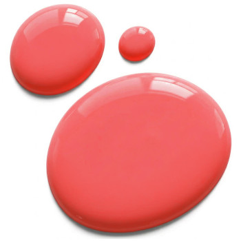 Korallenfarbener Flüssigfarbstoff zur Herstellung von Glycerinseife.