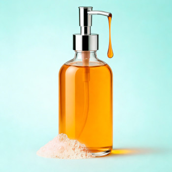 Oranger Flüssigfarbstoff zur Herstellung von Glycerinseife.