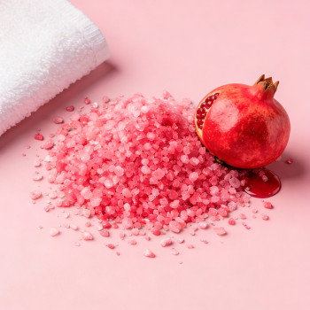 Granatfarbener Flüssigfarbstoff zur Herstellung von Glycerinseifen.