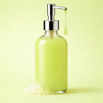 Limettengelbe Flüssigfarbstoff zur Herstellung von Glycerinseife.