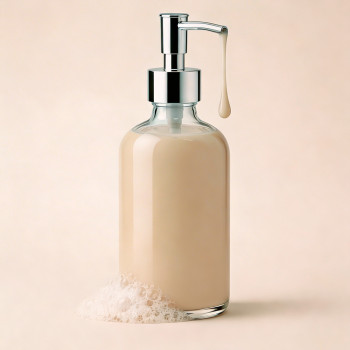 Beiger Flüssigfarbstoff zur Herstellung von Glycerinseife.