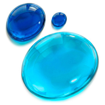 Türkisfarbener, flüssiger, wasserlöslicher und kosmetischer Farbstoff.