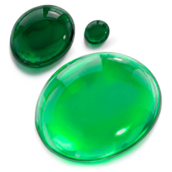 Konzentrierter flüssiger Farbstoff Minzgrün, kosmetische Qualität.