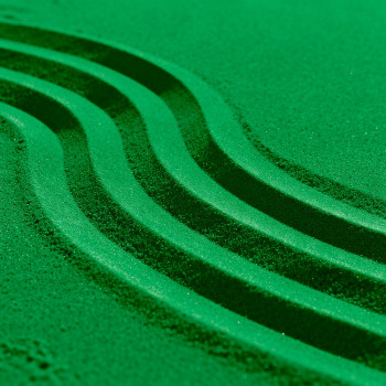 Feiner grüner Sand zum Basteln. Online-Verkauf.