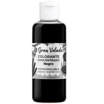 Colorante negro - Tono intenso para bombas de baño