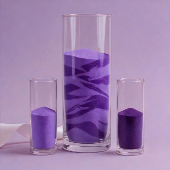 Compra arena decorativa violeta neón para manualidades y eventos