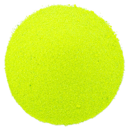 Neongelber feiner Sand
