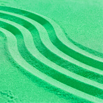 Arena verde oscuro neón para manualidades y decoración llamativa