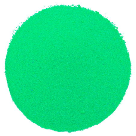 Neon dunkelgrüner feiner Sand