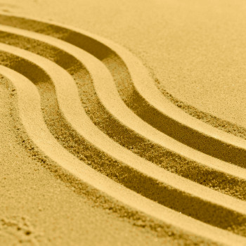 Feines eigelbes Sand zum Basteln. Online-Verkauf