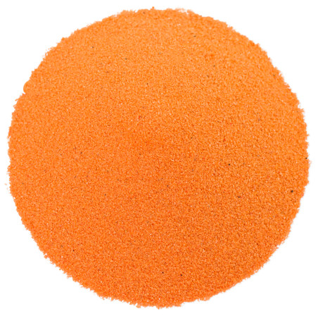 Orangefarbener Feinsand