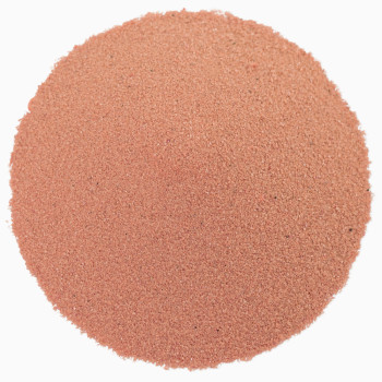 Terrakottafarbener feiner Sand