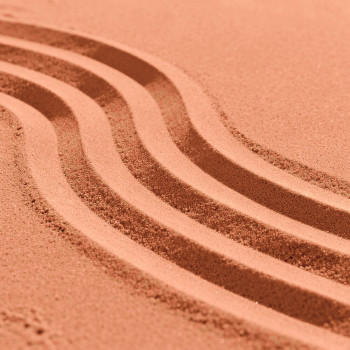 Feiner Terrakotta-Sand zum Basteln. Online-Verkauf.