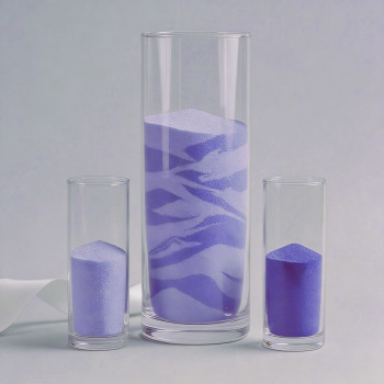 Feine violette Körnung zum Basteln und Dekorieren.