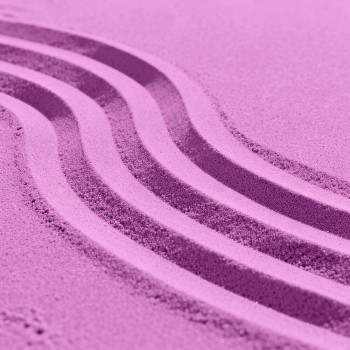 Feiner fuchsiafarbener Sand für Bastel- und Sandzeremonie.