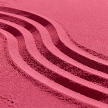 Melonenfarbener Sand zum Basteln. Online-Verkauf.