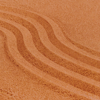 Arena marrón caramelo fina para decoración natural