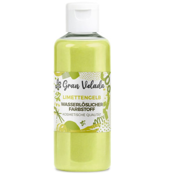 Limettengelbe Flüssigfarbstoff zur Herstellung von Glycerinseife.