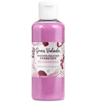 Blush rosa Flüssigfarbstoff zur Herstellung von Glycerinseife.
