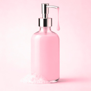 Tono rosa claro para jabones de glicerina en formato líquido