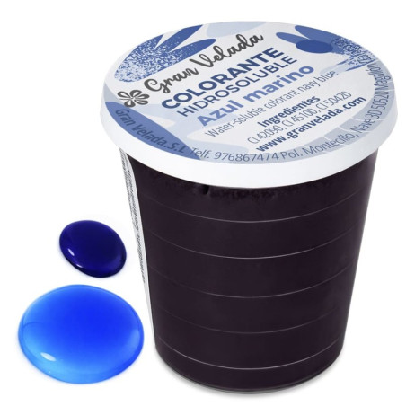 Wasserlöslicher Marineblauer Farbstoffpulver.