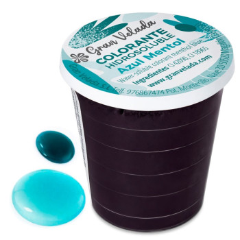 Wasserlöslicher Mentolblauer Farbstoffpulver.