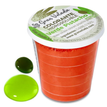 Wasserlöslicher Pistaziengrüner Farbstoffpulver.