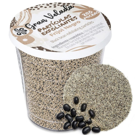 Partículas exfoliantes frijol negro 200 micras