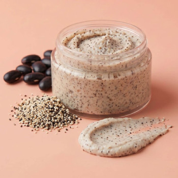 Partículas exfoliantes frijol negro 500 micras