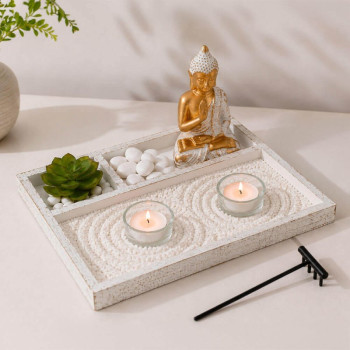 Jardín zen buda — set decorativo de meditación | Gran Velada